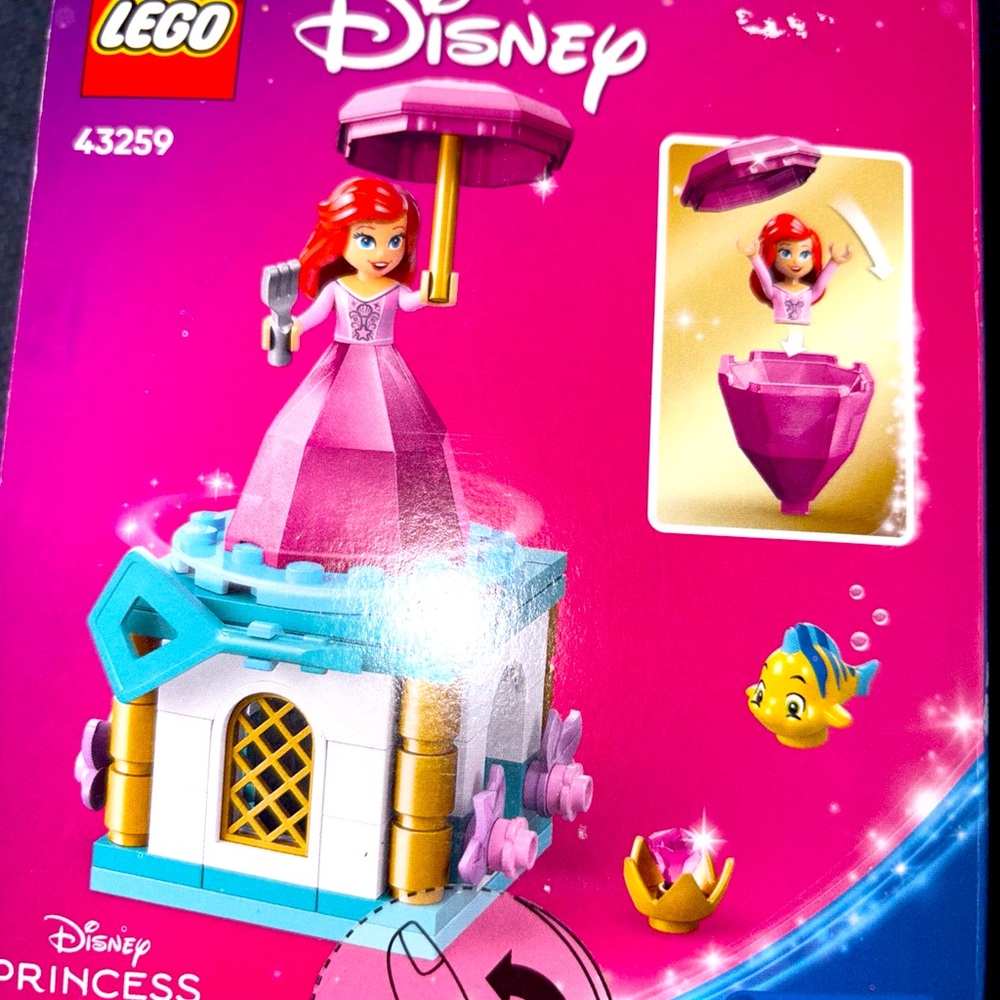 LEGO Disney Princess Twirling Ariel Toy - 43259 - 93 Pcs Building Kit NIB